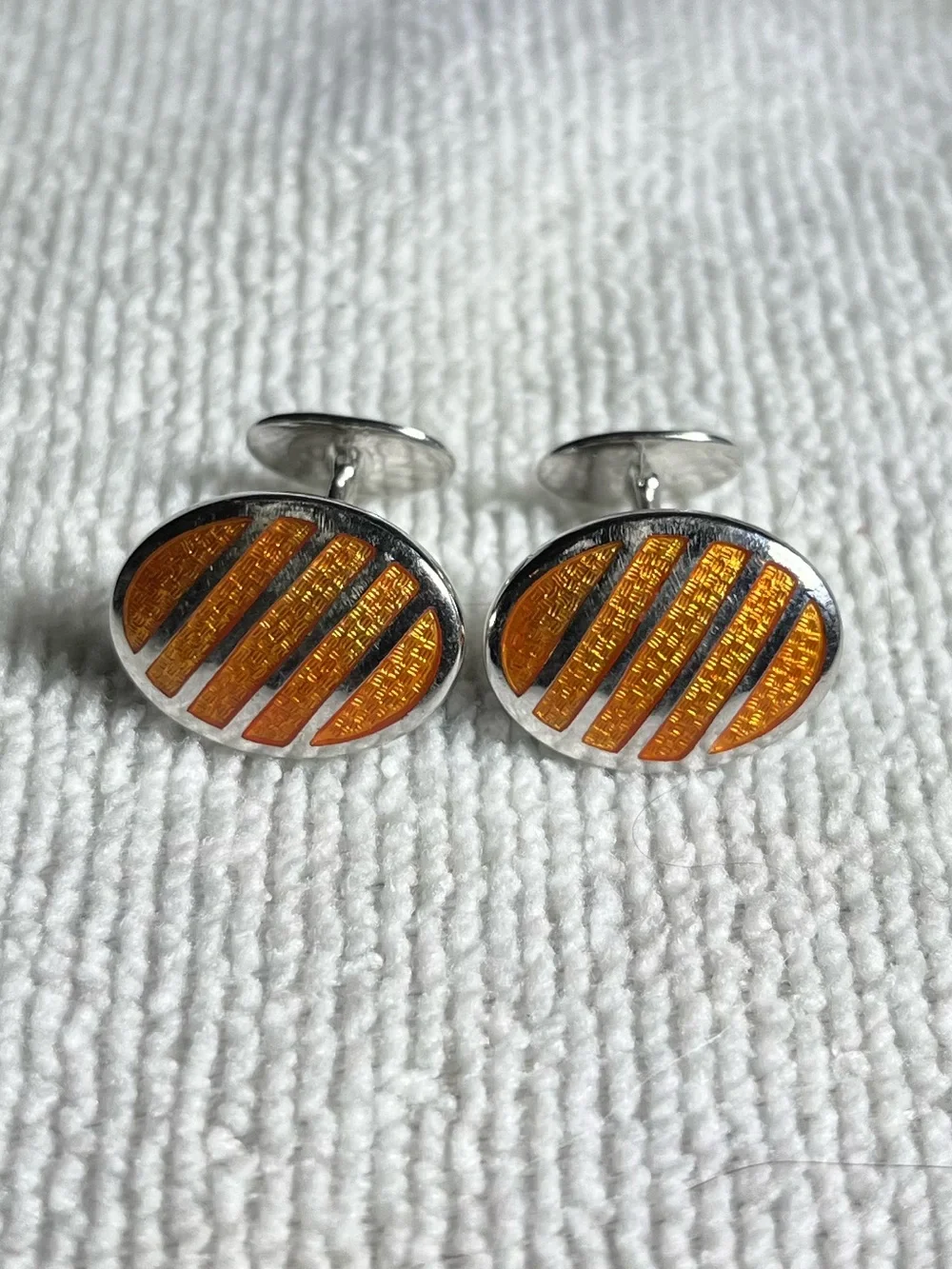 David Donahue Men's Sterling Silver Cufflinks Set (2 Pairs)
